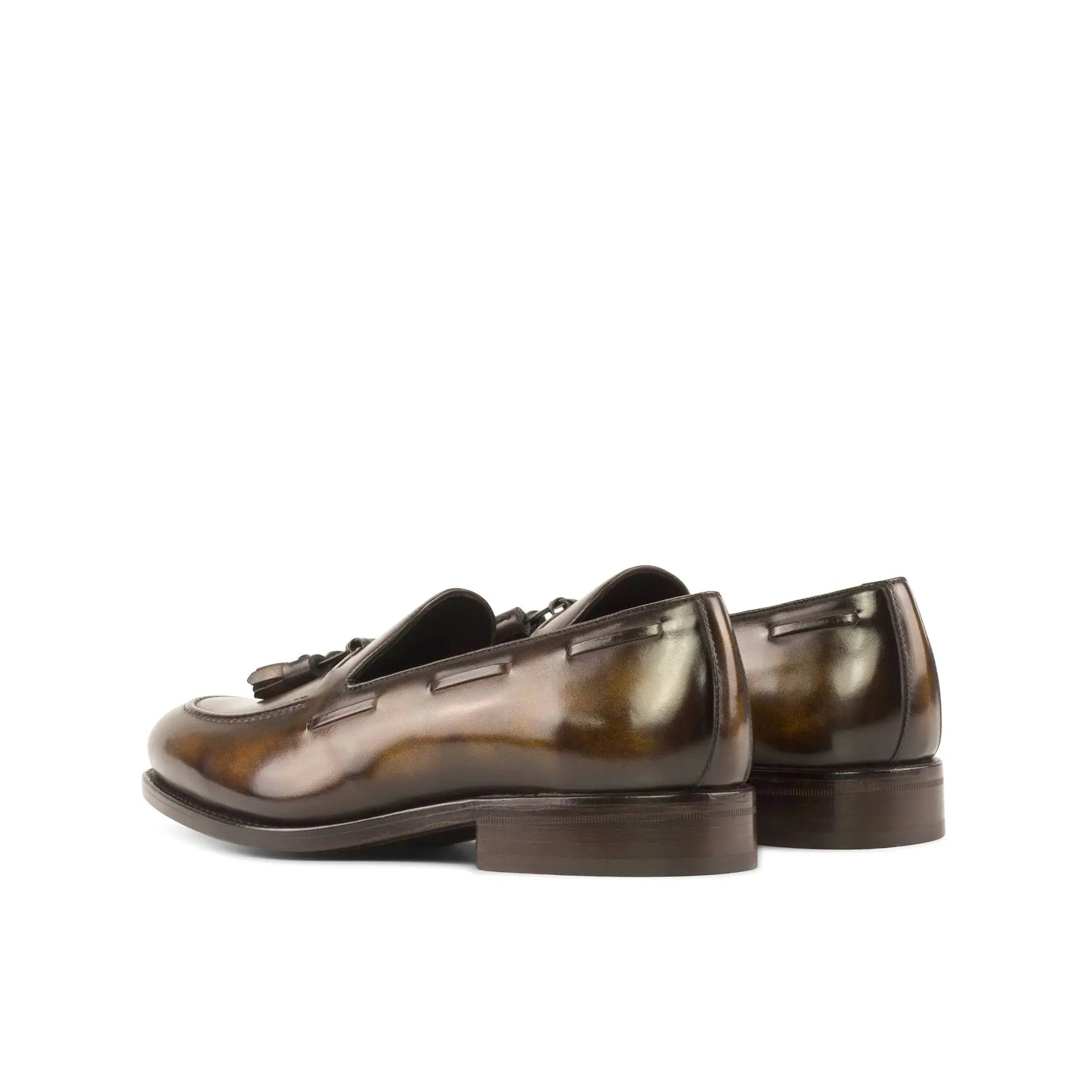 Leather Boat Loafer Zurigo │ Tobacco Patina & Tassels - Brown Soles