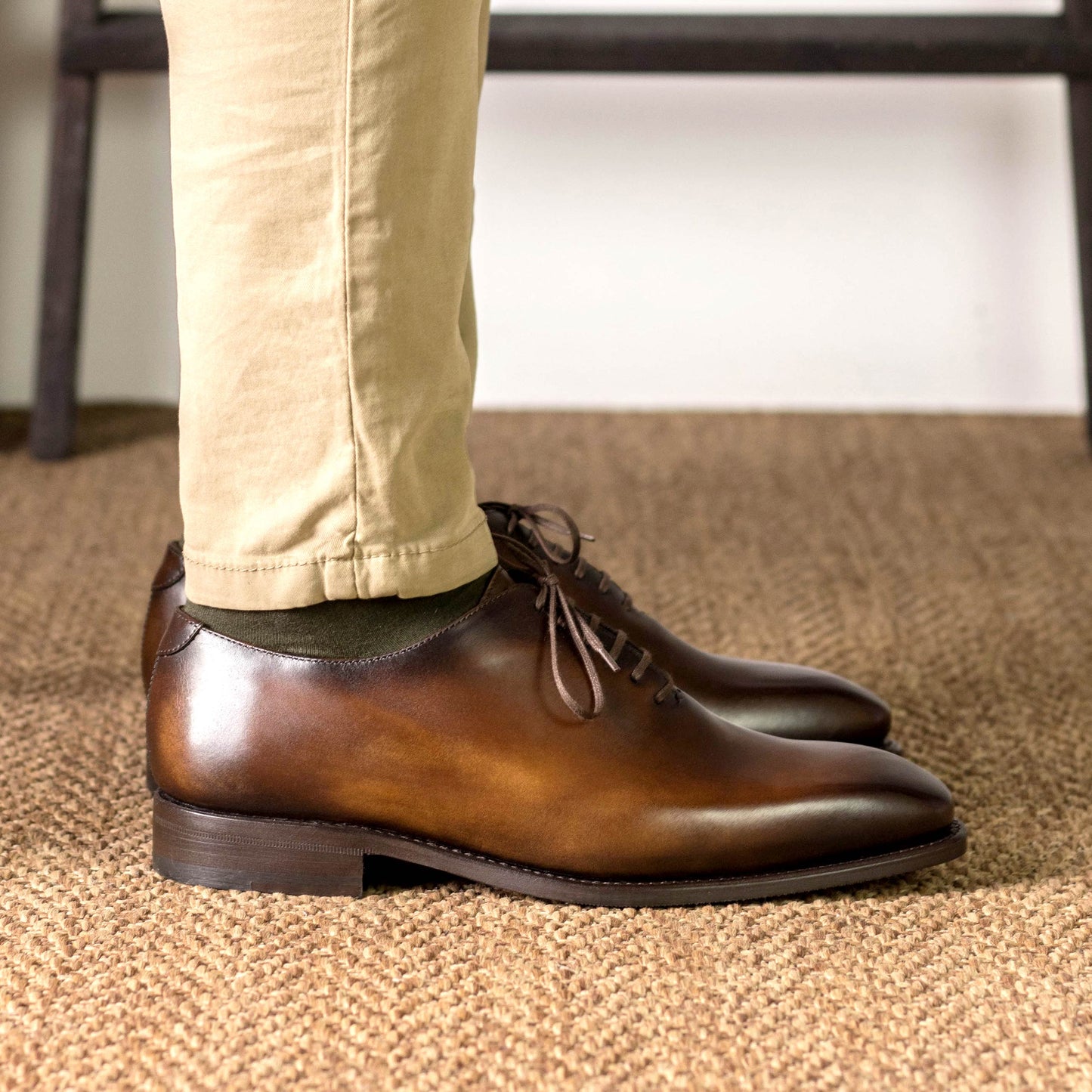 Leather Whole Cut Savile │ Tobacco