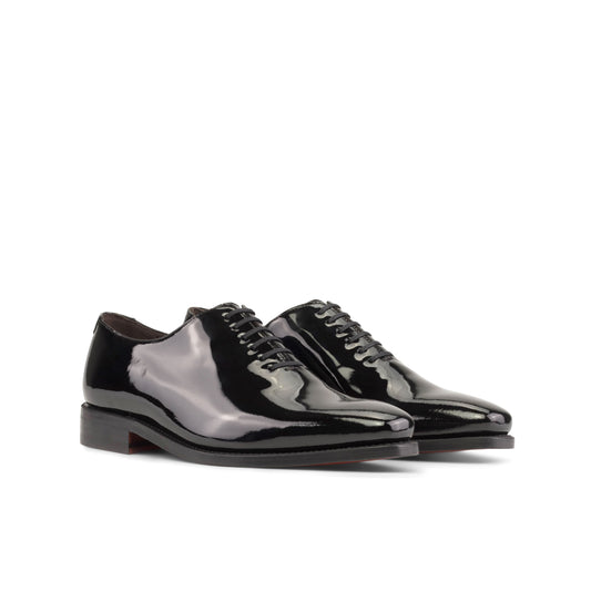 Leather Whole Cut │ Black Patent Red Soles