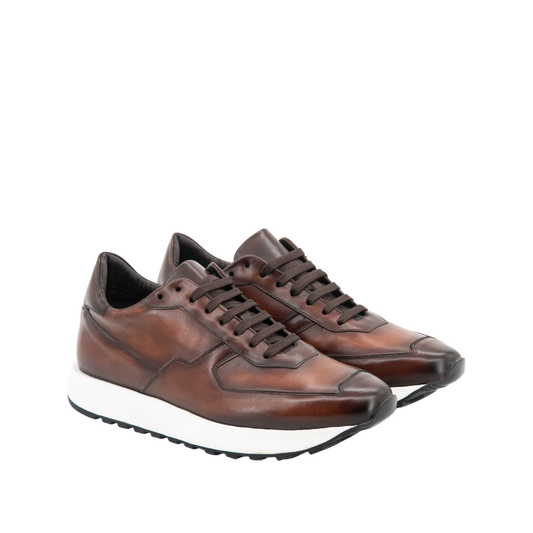 Leather Geneva │ Brown Burn Effect