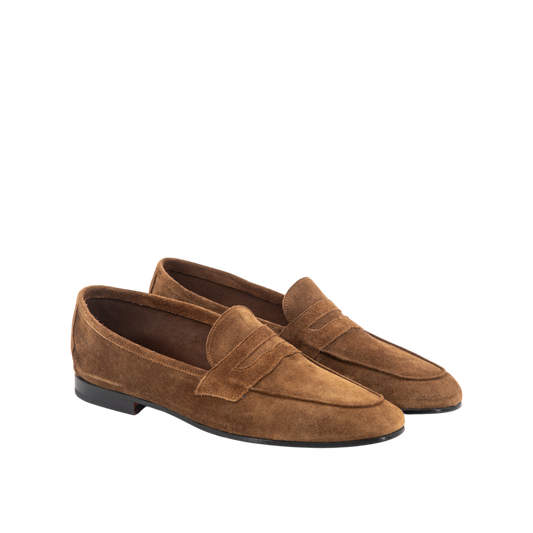 Suede Venetian Loafer │ Camel