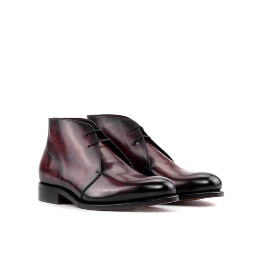 Chukka burgundy patina