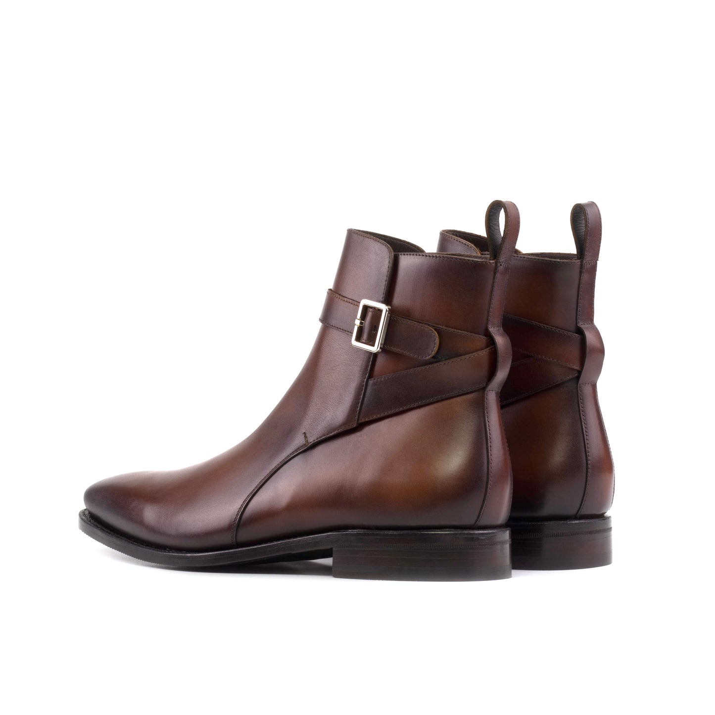 Leather Jodhpur Monti │ Wood Brown Burn-Effect