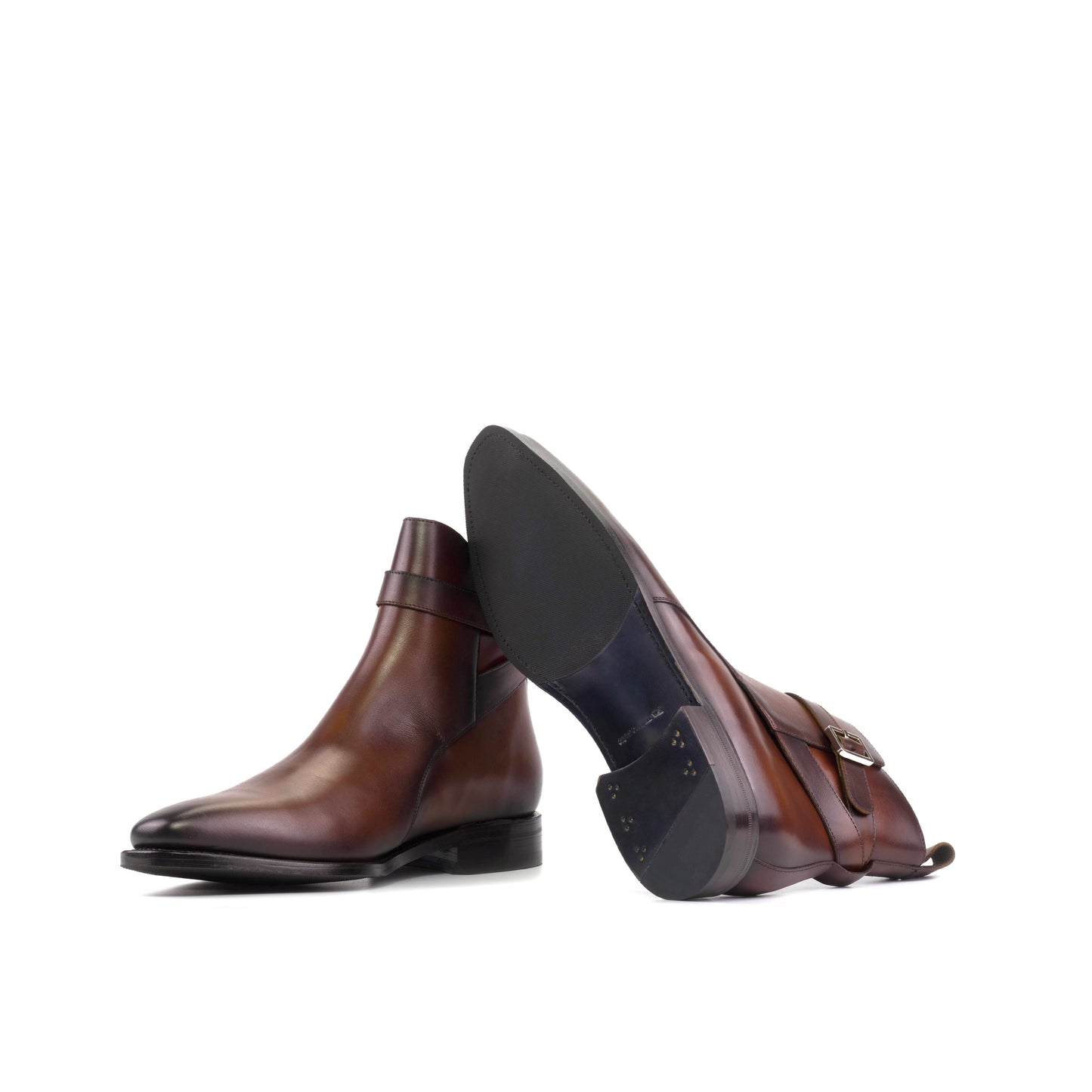 Leather Jodhpur Monti │ Wood Brown Burn-Effect