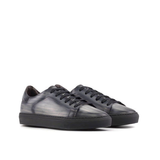 Leather Trainer │ Grey Patina
