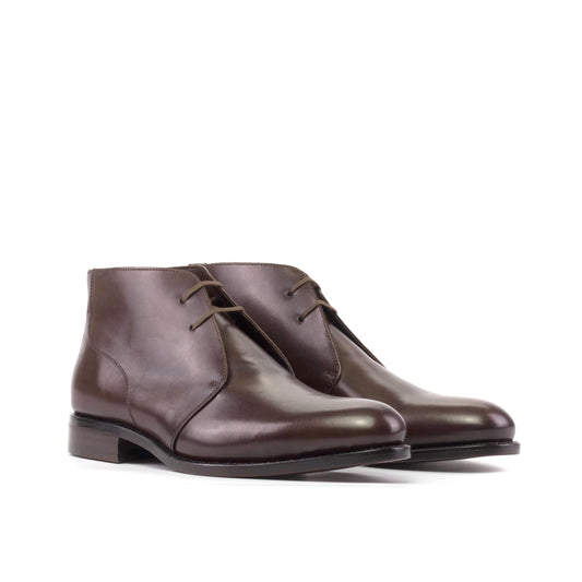 Chukka dark brown box calf