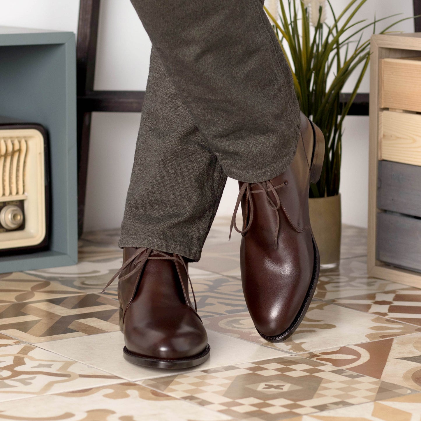 Leather Chukka Zurigo │ Dark Brown