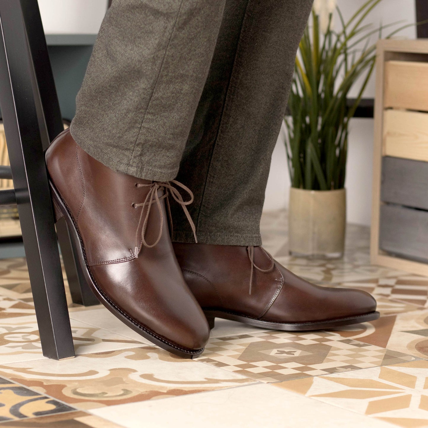 Leather Chukka Zurigo │ Dark Brown