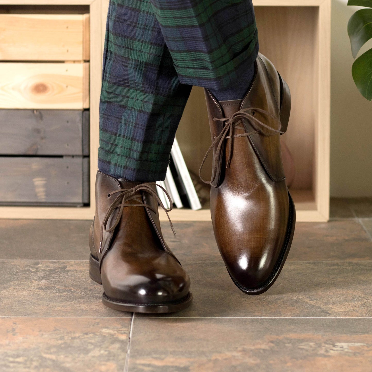 Leather Chukka Zurigo │ Brown Patina