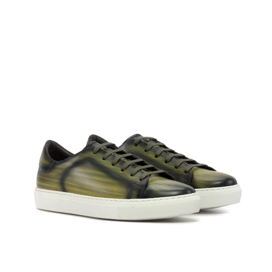 Leather Trainer │ Khaki Patina