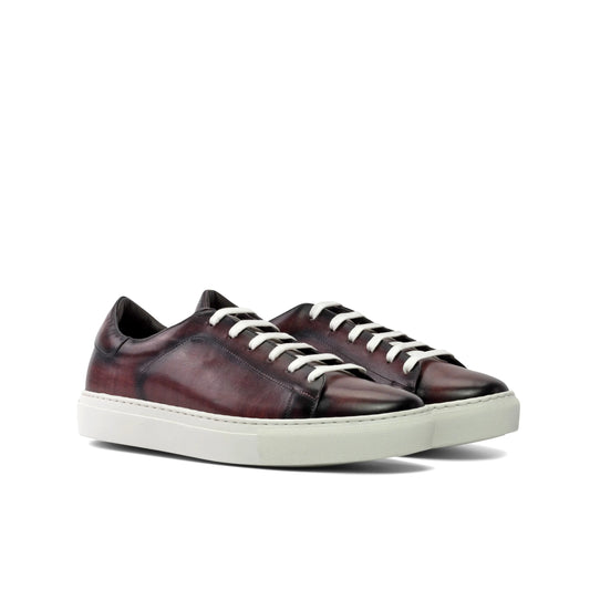 Leather Trainer │ Burgundy Patina