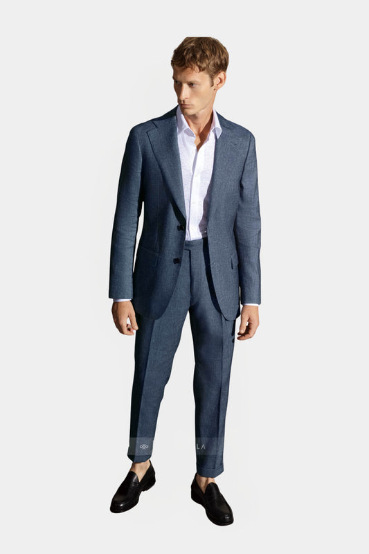 Notch Lapel, Denim, Expedition Suit, Stylbiella