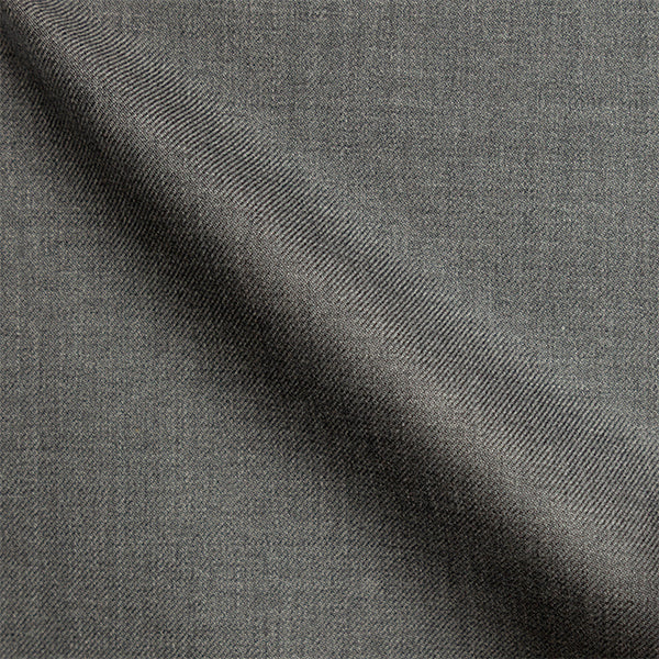Notch Lapel, 2 pcs Suit, Grey, Pure Wool, Delfino Super 130's