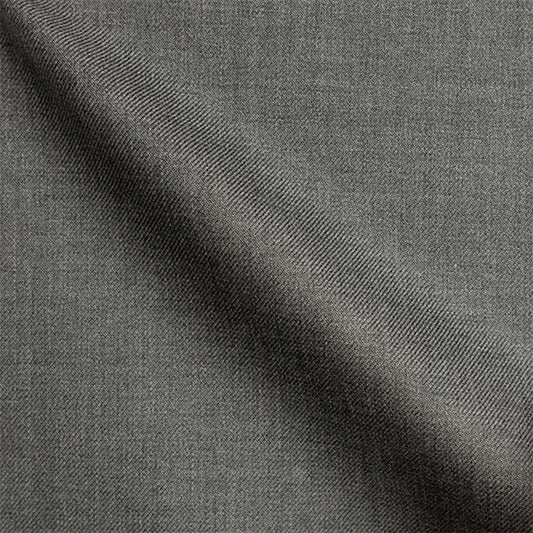 Notch Lapel, 2 pcs Suit, Grey, Pure Wool, Delfino Super 130's
