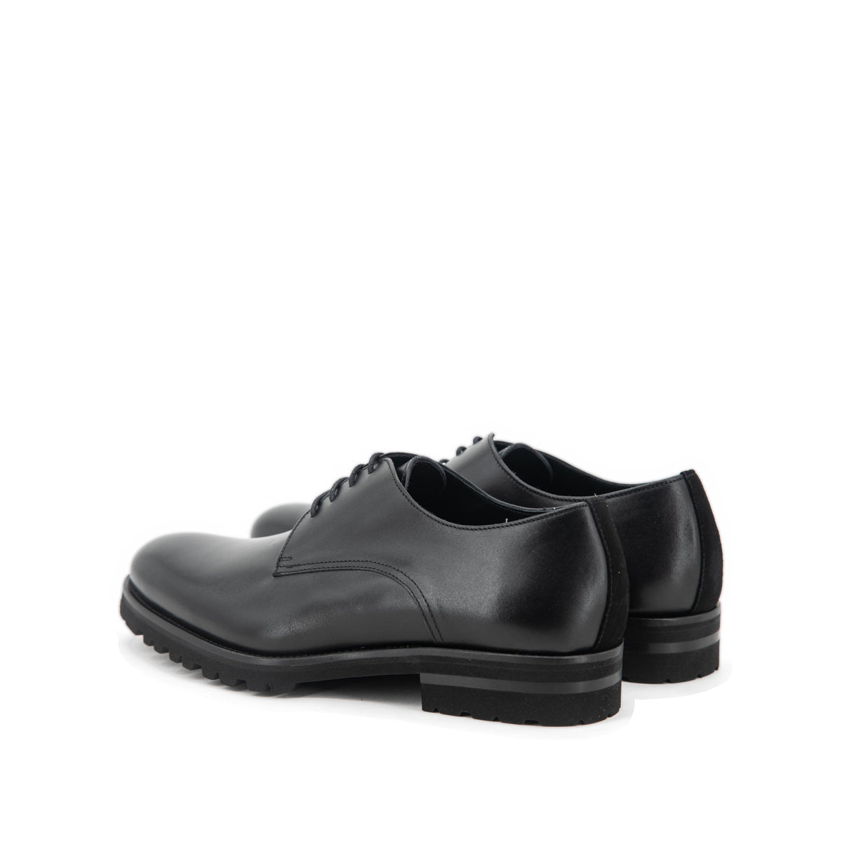 Derby Zurigo Black with Commando Soles - view 2
