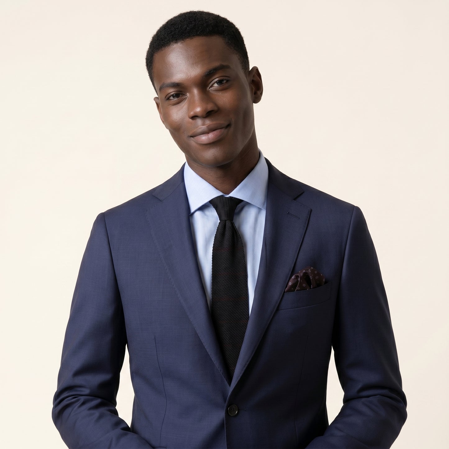 Notch Lapel, Royal Blue Suit, Super 110'S Reda