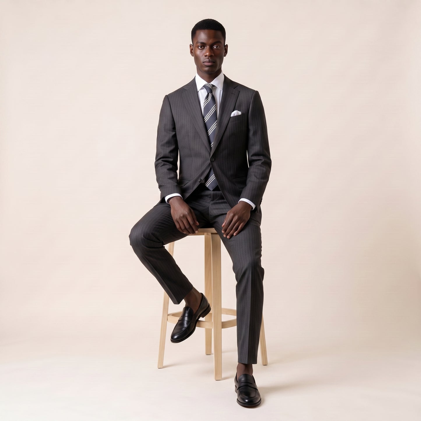Notch Lapel, Grey, 2 pcs Suit, Pure Wool, Fratelli Tallia di Delfino