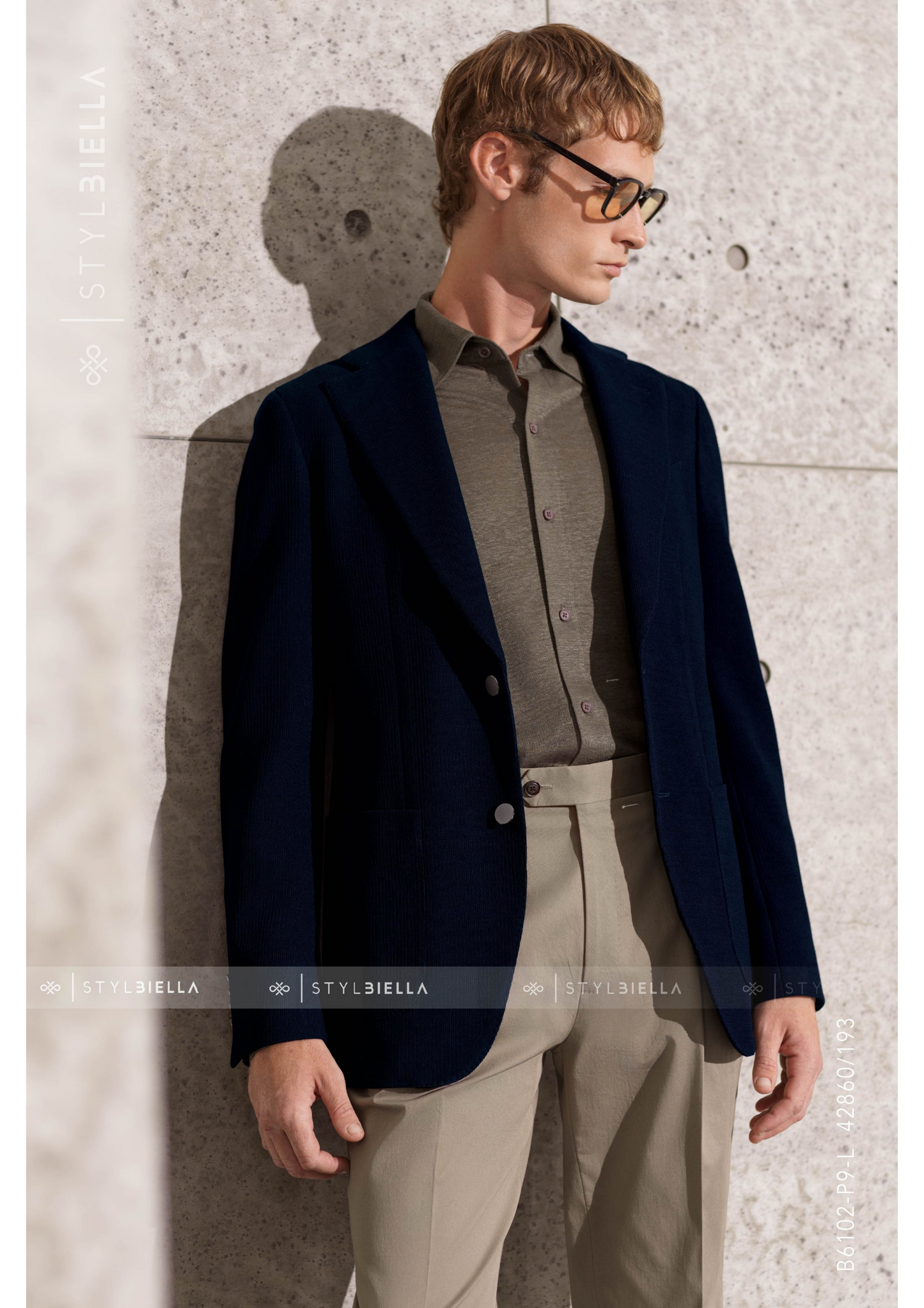 Notch Lapel, Navy, Expedition, Stylbiella, Jacket Only