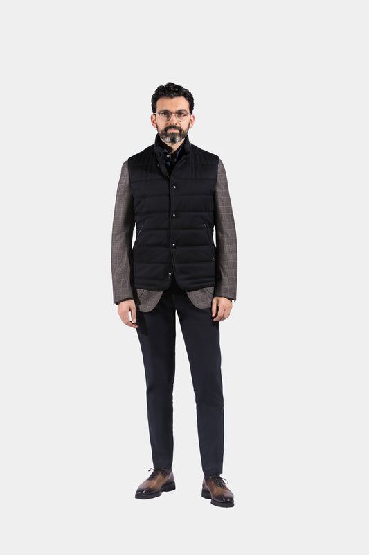 Body Warmer, Navy, Piacenza, Jacket Only
