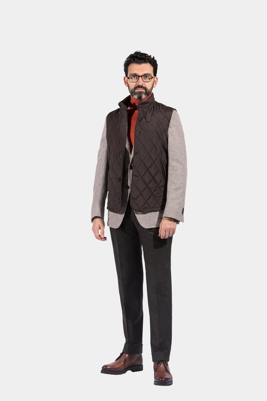 Body Warmer, Brown, Jacket Only