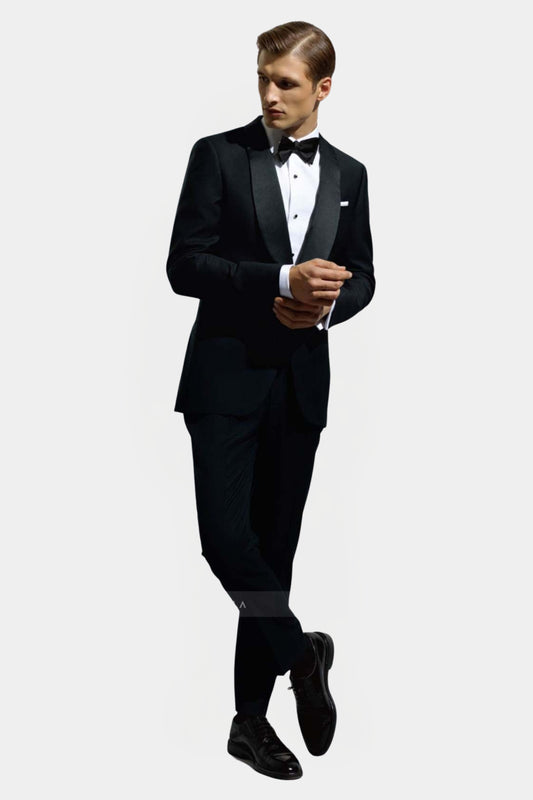 Shawl Satin Lapel Tuxedo, Stylbiella Super 100's