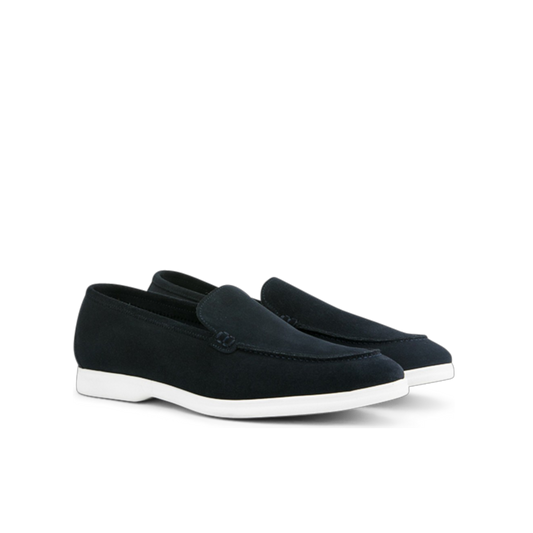 Suede Moc Flex Sport │ Navy