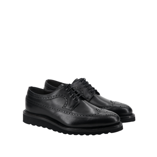 Leather Longwing Blucher Zurigo │ Black