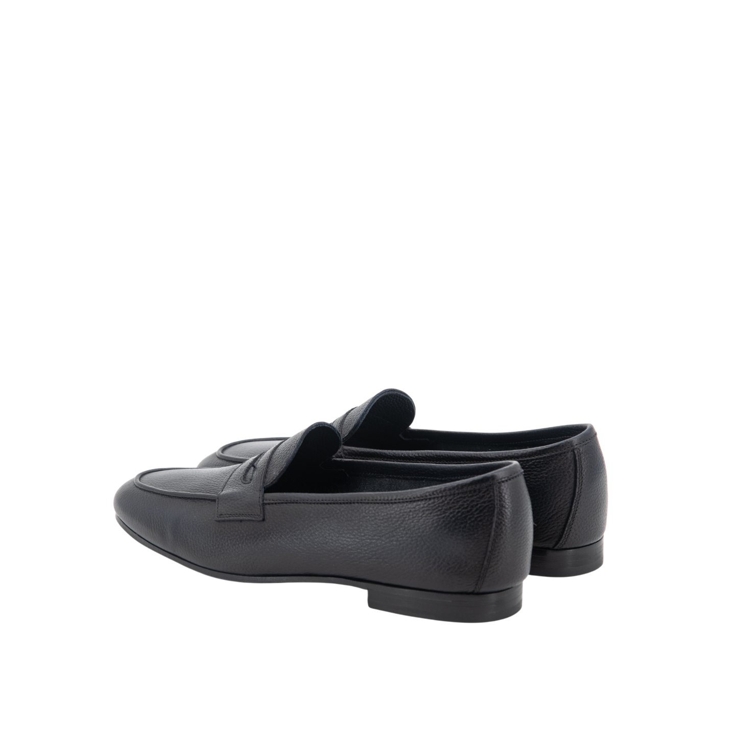 Grain Leather Venetian Loafer │ Navy