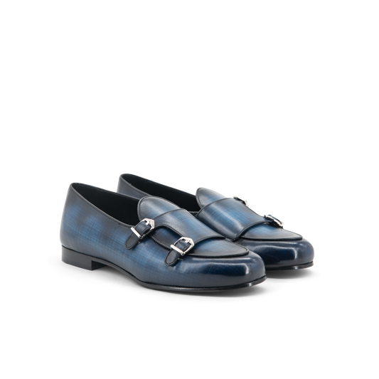 Belgian Slippers Double Monk │ Denim