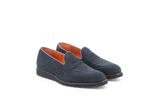 Suede Loafer Zurigo │ Navy
