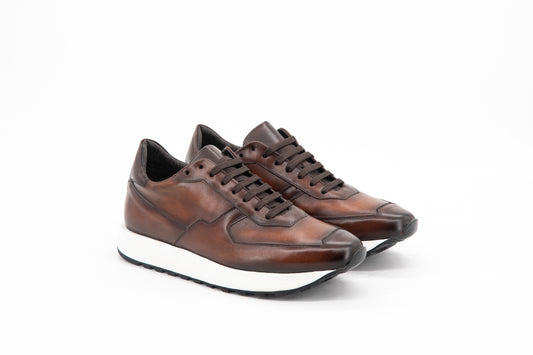 Leather Geneva │ Brown Burn Effect