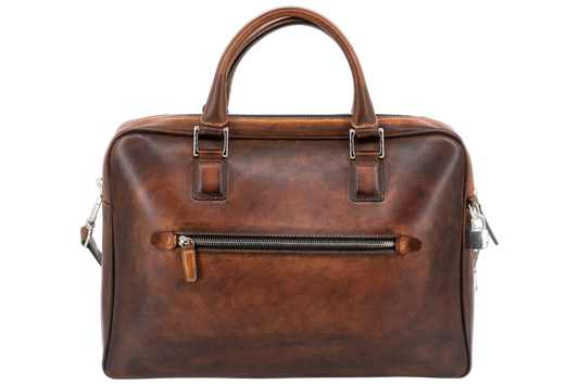 Leather Business Bag│ Cognac Patina