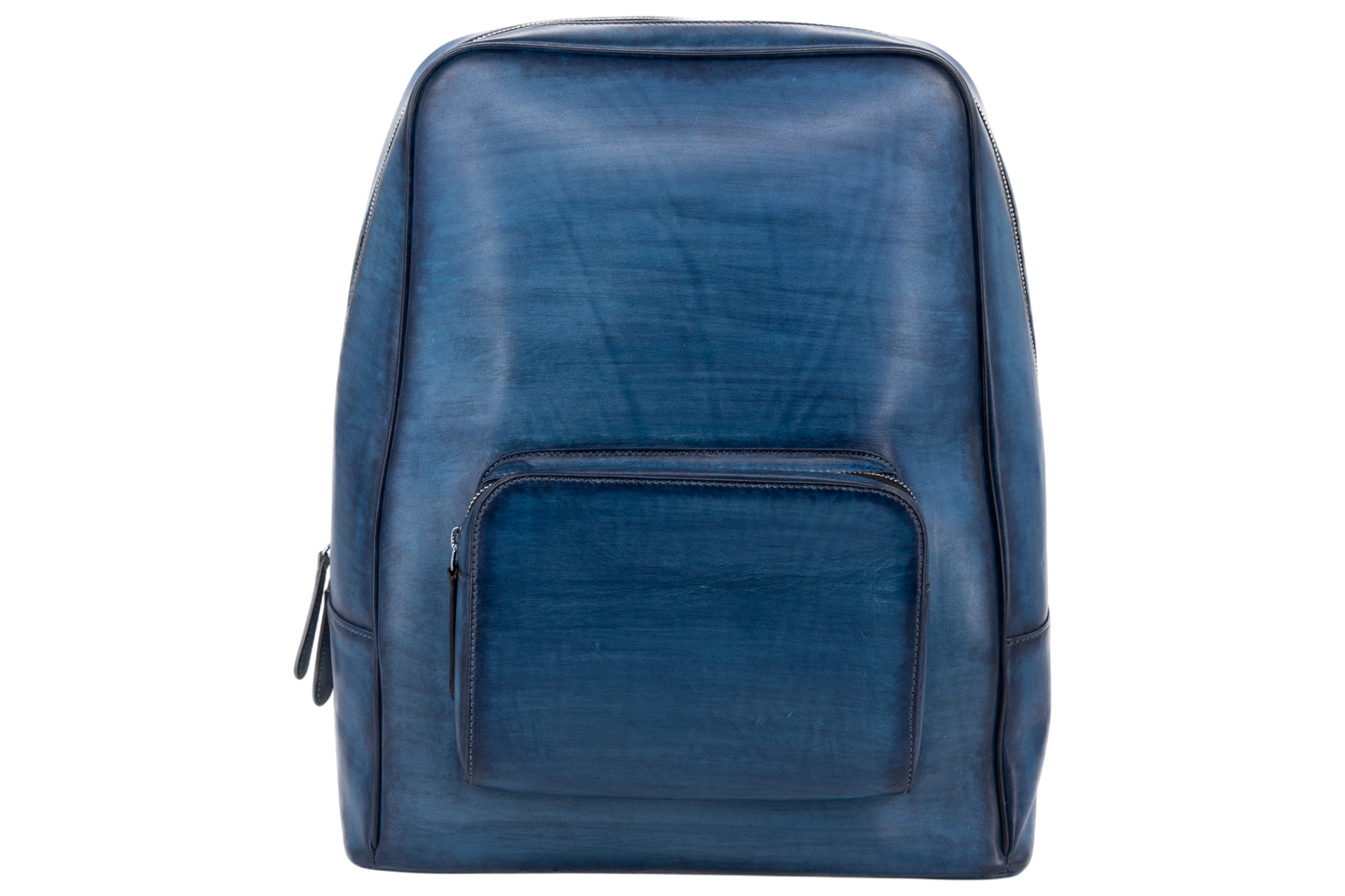 Leather Bagpack│ Blue Patina