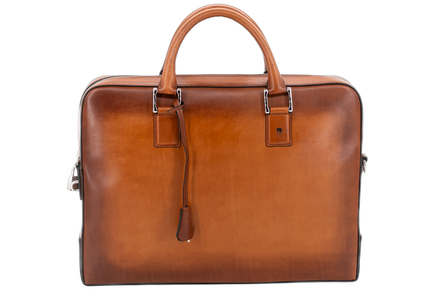 Leather Business Bag│ Camel Patina