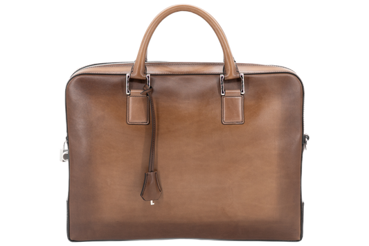 Leather Business Bag│ Brown Patina