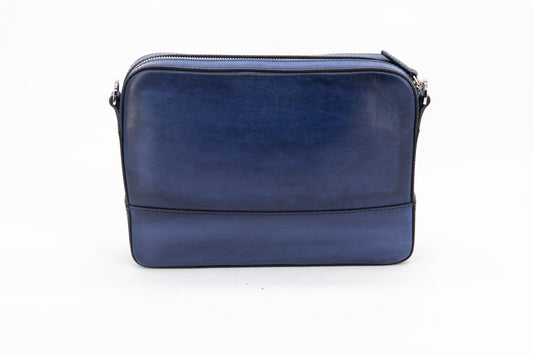 Leather Clutch │ Blue Patina