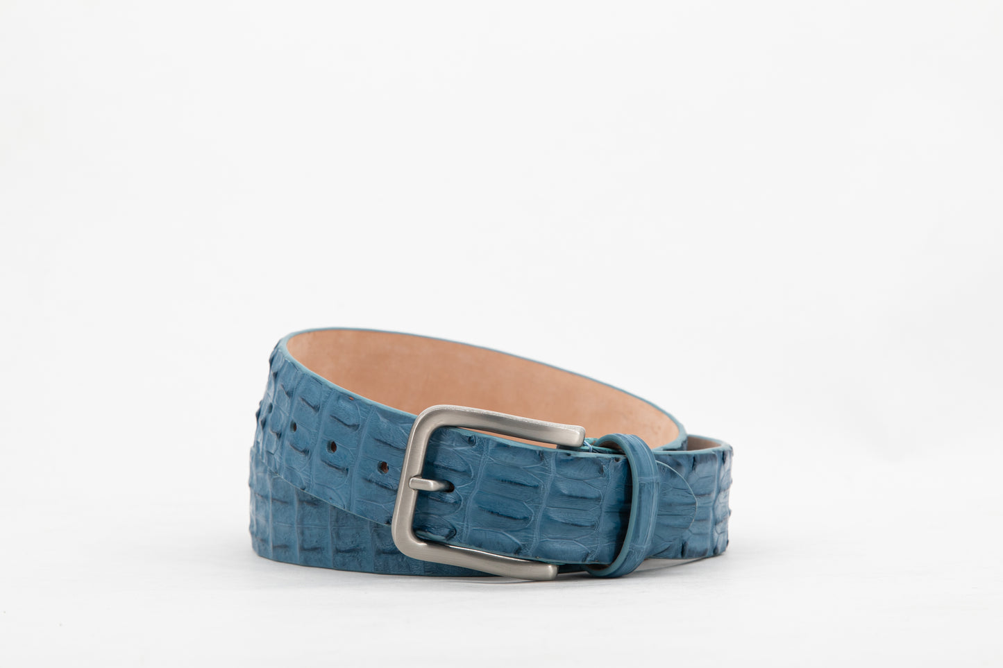 Croco Belt │ Sky