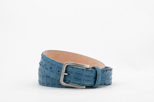 Croco Belt │ Sky