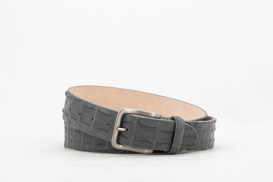 Croco Belt │ Grey