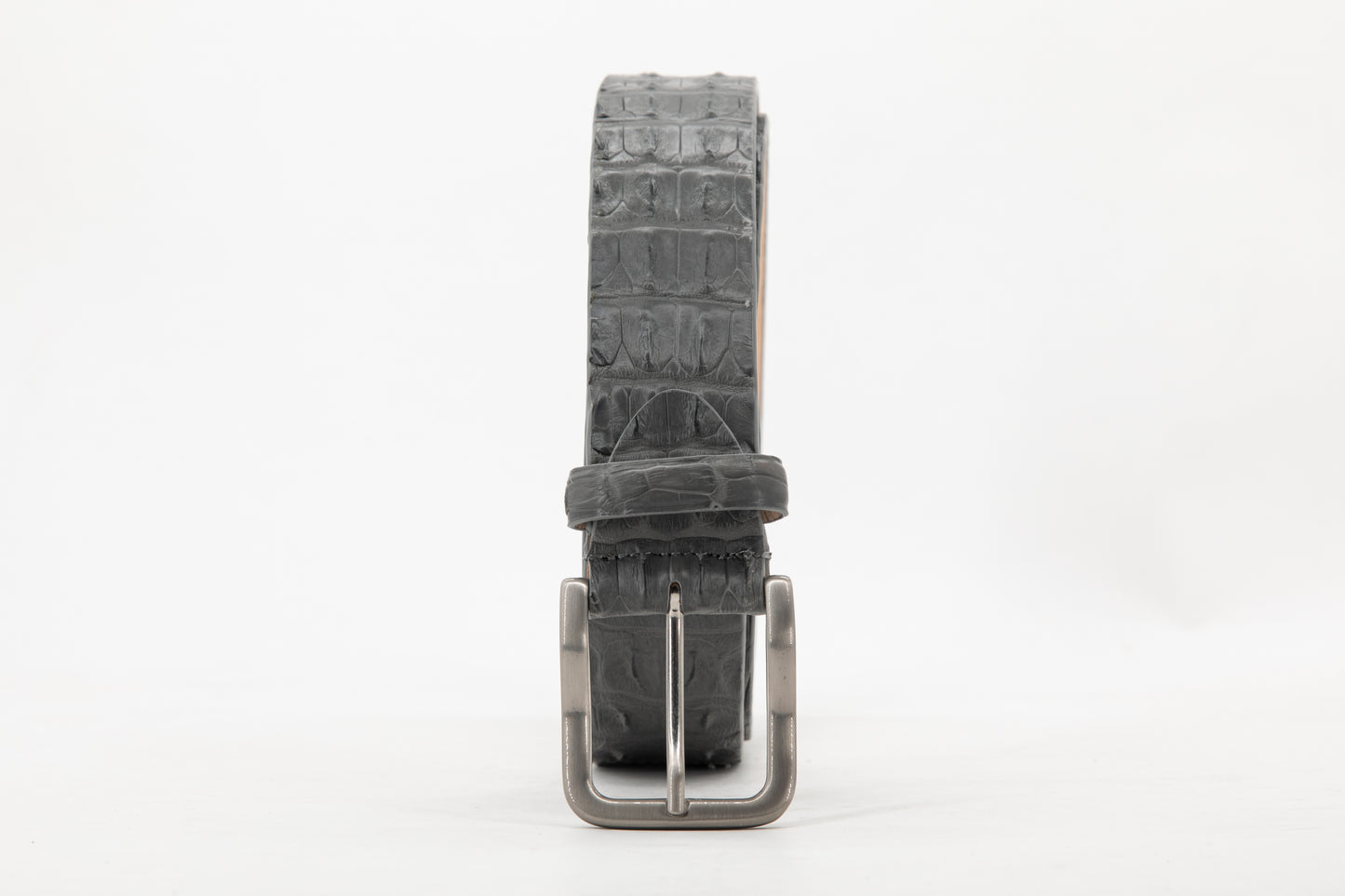Croco Belt │ Grey