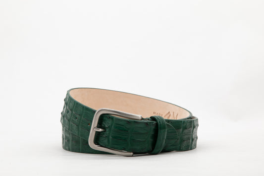 Croco Belt │ Emerald
