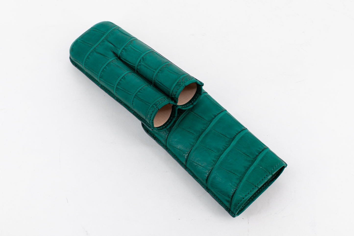 Alligator Cigar Case │ Emerald