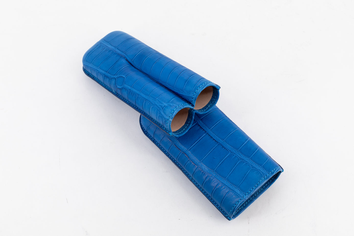 Alligator Cigar Case │ Blue
