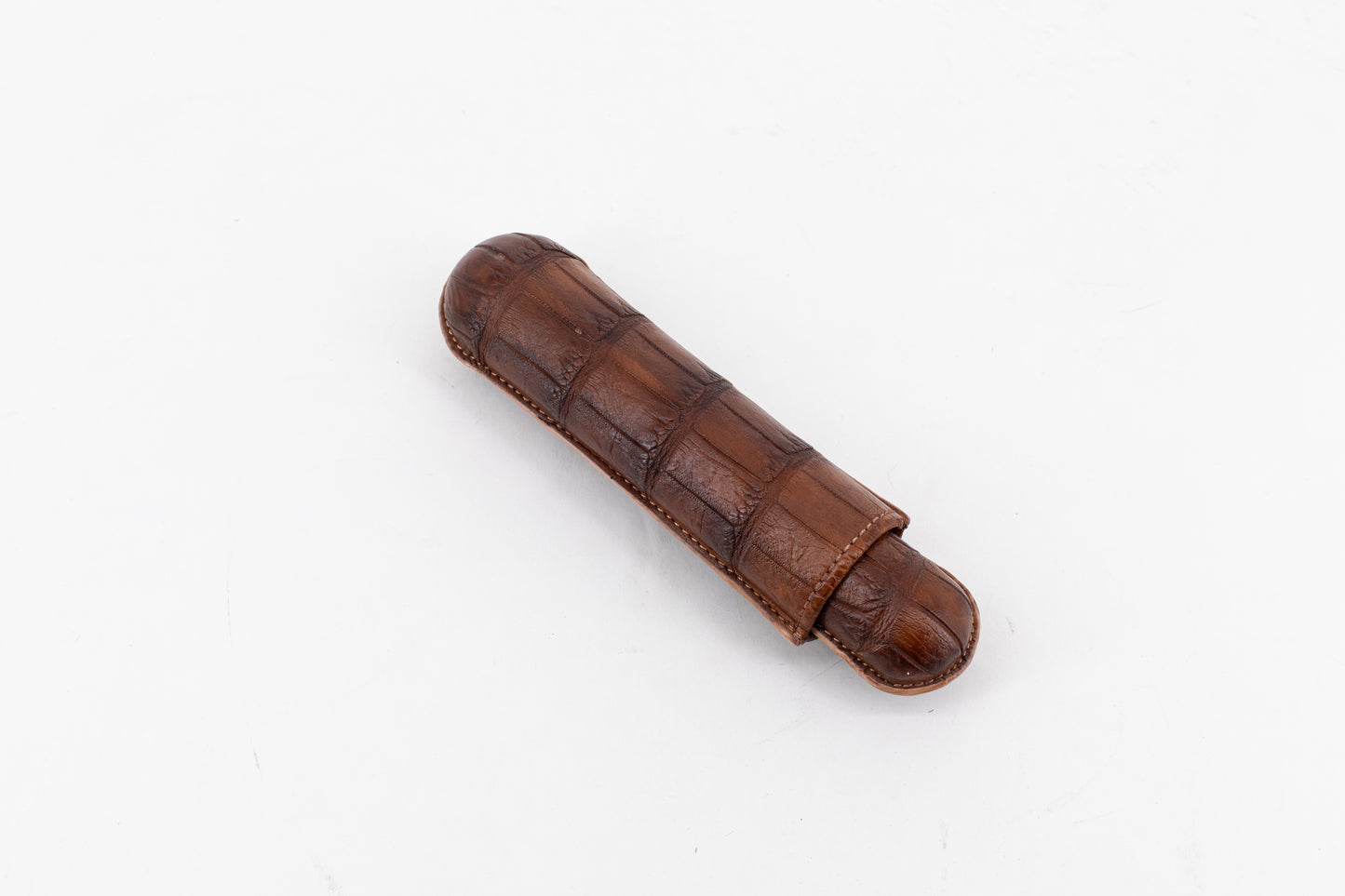 Alligator Cigar Case │ Brown