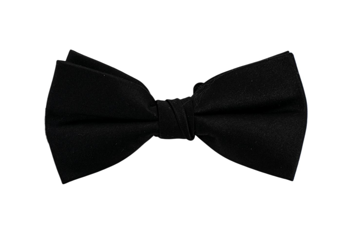 Satin Papillon │ Black 1 Pleat