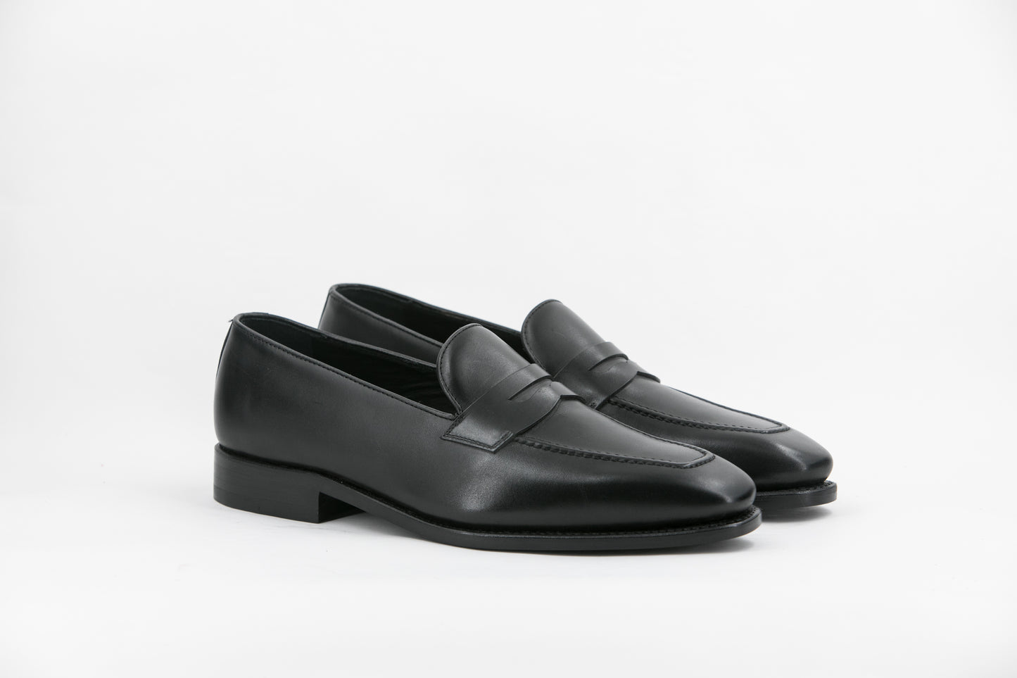 LOAFER BLACK LEATHER - Made4Me