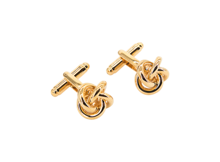 Cufflink Rings Golden Connected Rings│ Cufflinks - Made4Me