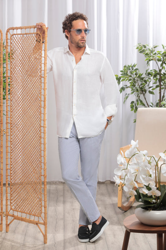 Linen Shirt │White