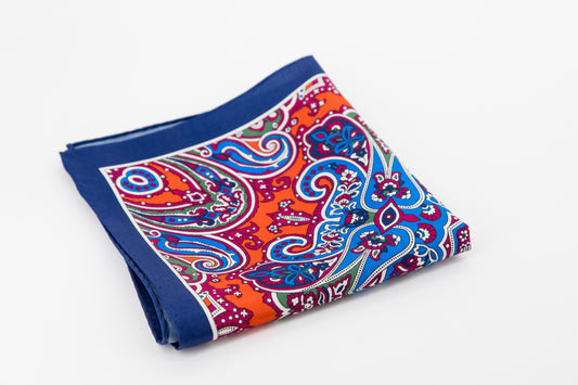 Pocket Square - Mixed Colors Paisley