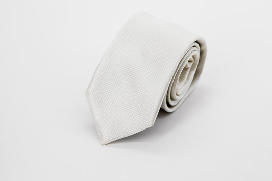 TIE - Plain White Color